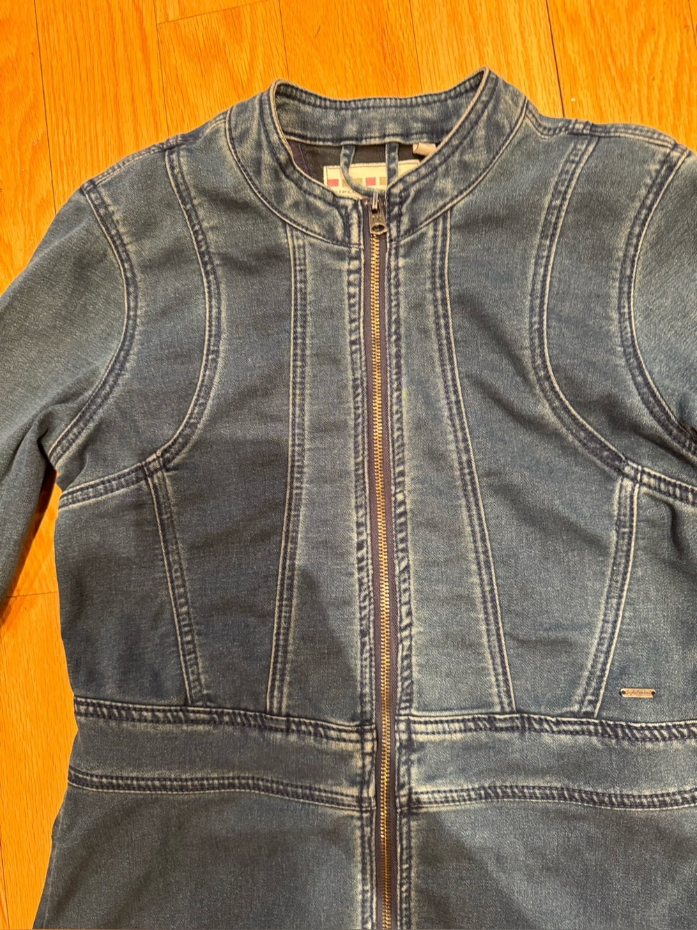 Triple five soul denim stretchy lightweight dress - Picture 3 of 12